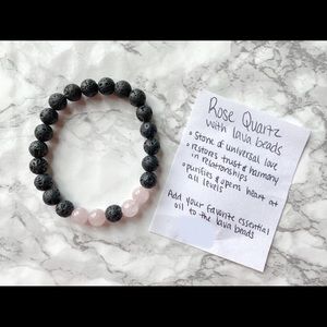 Rose Quartz Crystal Bracelet